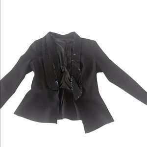 Black sequin blazer